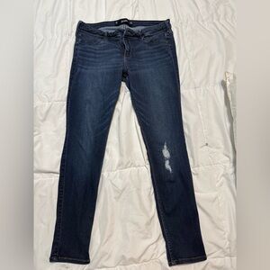 Hollister Dark Blue Women's Skinny Jeans